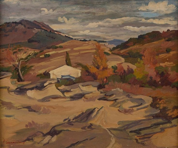 Ferme dans les coteaux by Pierre Lemarchand