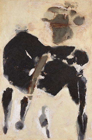 Cavaleiro negro by Júlio Resende, 1964