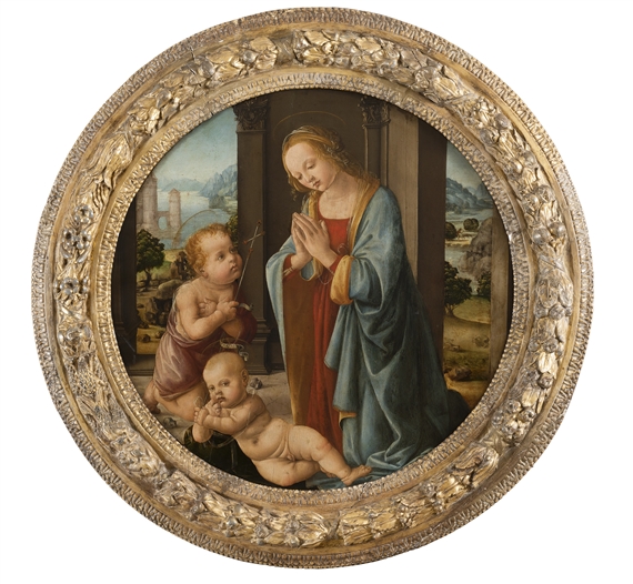 Benvenuto di Giovanni | The Virgin the infant Saviour with little St ...