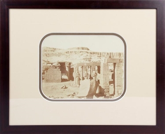 THÈBES, VUE DU RAMESSEUM ENSABLÉ - Constantine Zangaki