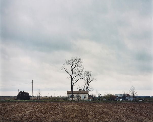 Artwork by Alec Soth, Johnny Cash's Boyhood Home, Dyess, Arkansas, Made of Chromogenic print