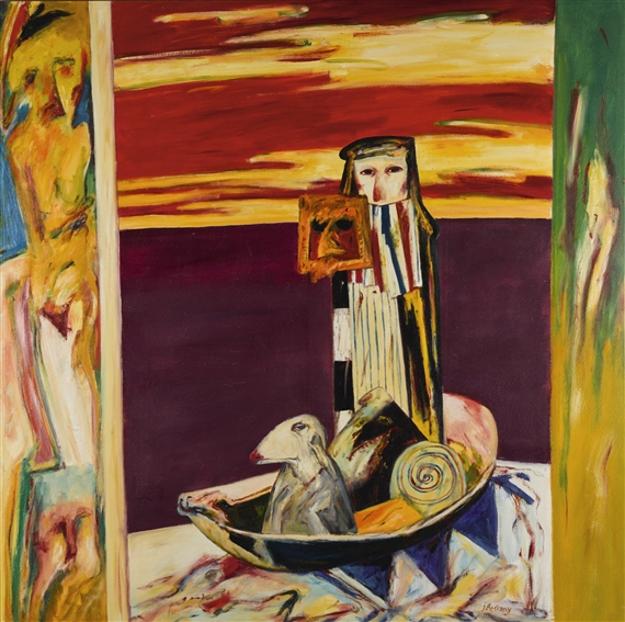 OMINOUS PRESENCE by John Bellany, 1974