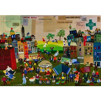 Marktszene. - Vjekoslav Vojo Radoicic