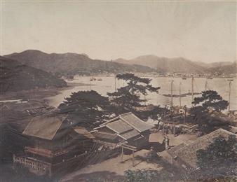 The Nagasaki Harbor - Ueno Hikoma