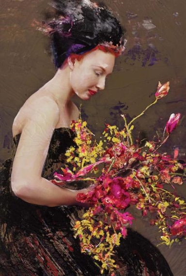 Lita Cabellut | Black Tulip (2015) | MutualArt