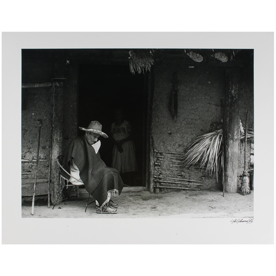 Hombre de la Hausteca, Tetla, Hgo by Alicia Ahumada Salaíz, 1983