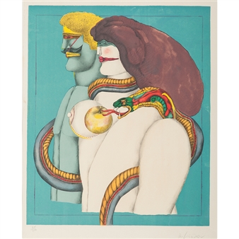 Richard Lindner | How It All Began (1969) | MutualArt