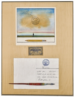 THE ONE FRANC TABLE - Saul Steinberg