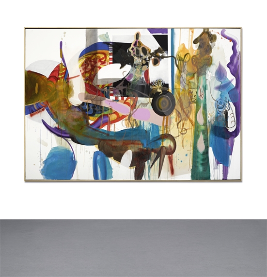 MÜLLFLASCHE by Albert Oehlen, 2004