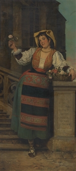 Portrait of a woman - Wilhelm d'Orleans