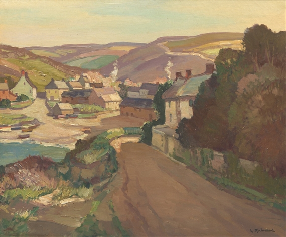 Mountain village by Leonard Richmond