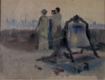 Bell Tower Sketch - Otto Stark