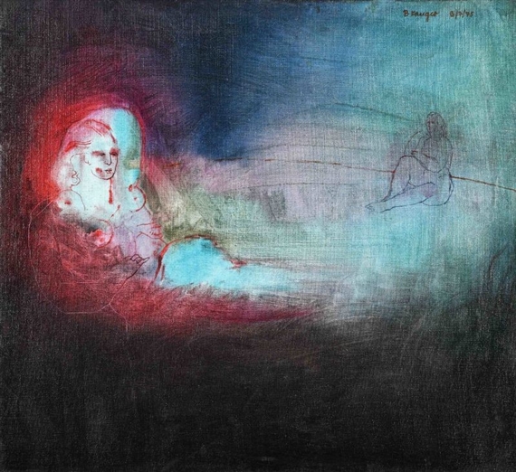 Reclining Nude by Braam Kruger, 1975