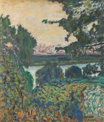 Artwork by Pierre Bonnard, La Seine Ã  Vernon, Made of oil on canvas