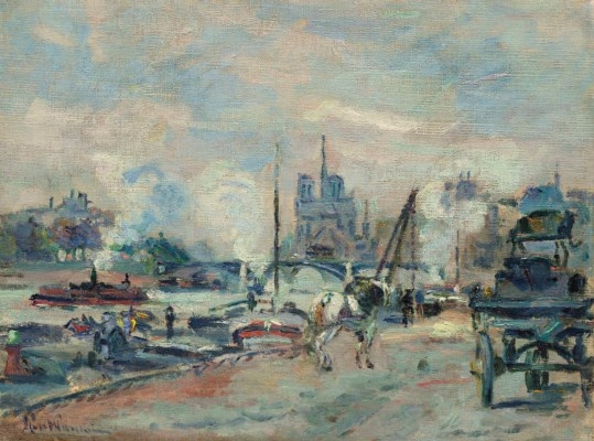 Notre-Dame de Paris vue des quais by Armand Guillaumin, circa 1878