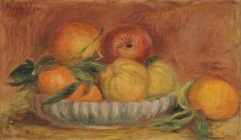Pierre-Auguste Renoir | Nature morte aux pommes et oranges | MutualArt
