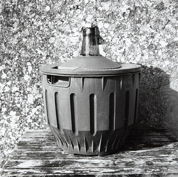 Bonbonne (Plastic and Straw Inside) by Bill Culbert