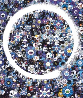 村上隆 SKULLS u0026 FLOWERS BLUE SIGNA ジグソーパズル 【公式通販】