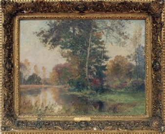 Albert-Gabriel Rigolot | PAYSAGE A L'ETANG | MutualArt