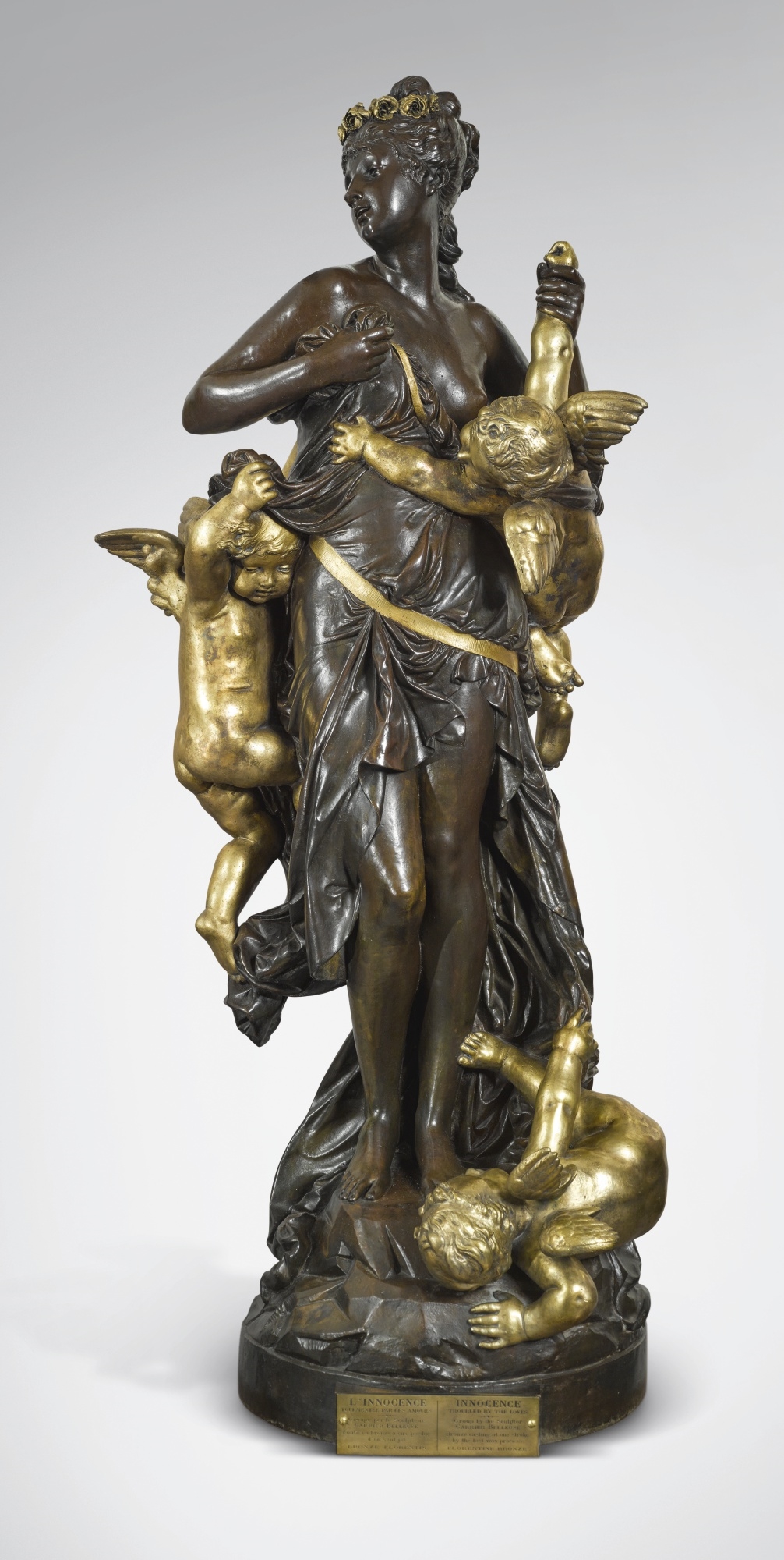 Albert-Ernest Carrier-Belleuse | L'INNOCENCE TOURMENTÉE PAR LES AMOURS ...