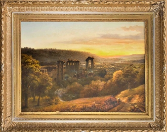 ''Ruinen der Abtei Walkenried im Harz'' - Georg-Heinrich Crola