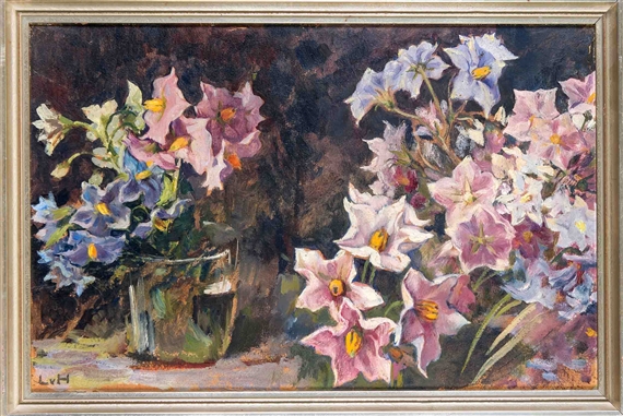 Blumenstillleben by Ludwig von Hofmann