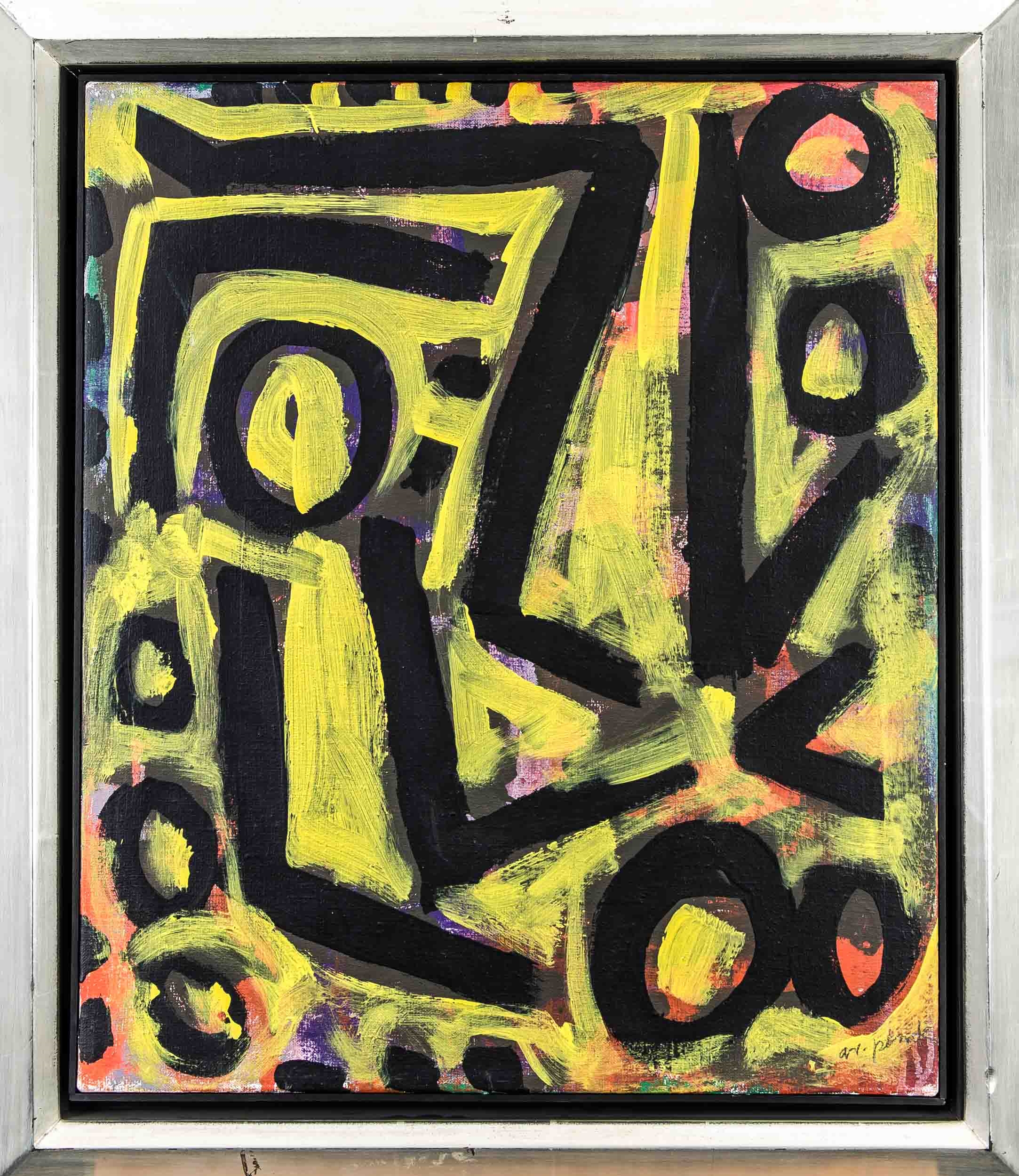 A.R. Penck | Der Schritt a yx2 3 (1990s) | MutualArt