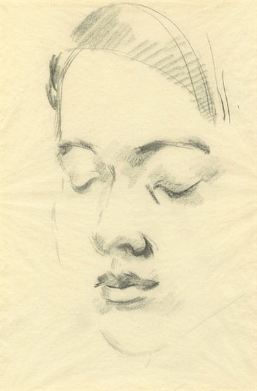 Kopfstudie by Johannes Itten