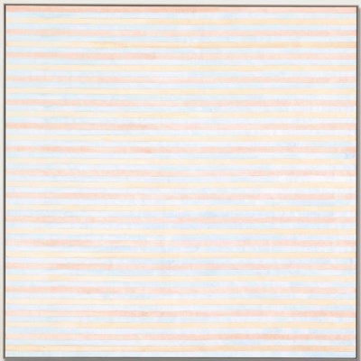 Artwork by Agnes Martin, Untitled, Made of acrylic and graphite on canvas