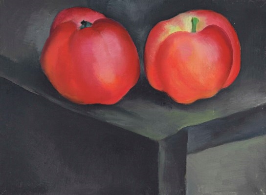 Apples--No. I by Georgia O'Keeffe, circa 1920