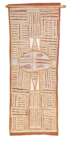 Mathulu Munyarryun | Sacred Tree Log and Sacred Stone (Late 1960s ...