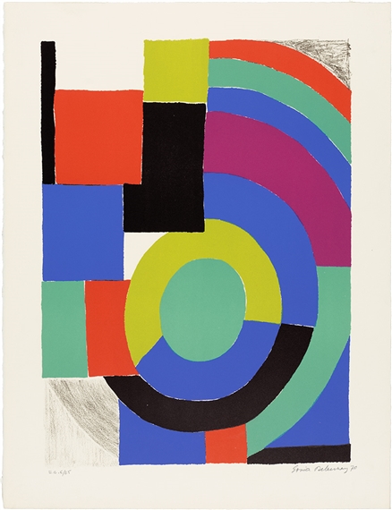 LA VERTE by Sonia Delaunay, 1970