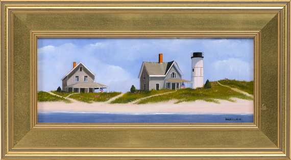 The Lighthouse at Sandy Neck by Marieluise Hutchinson