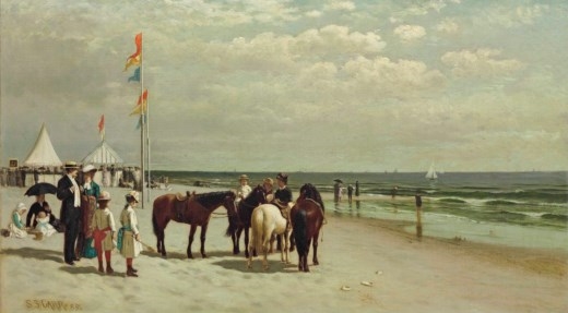 Pony Ride, Coney Island by Samuel S. Carr, 1885