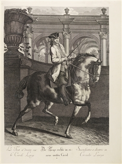 LE NOUVEAU MANEGE... NEUE REIT SCHUL. AUGSBURG: J.E. RIDINGER - Johann Elias Ridinger