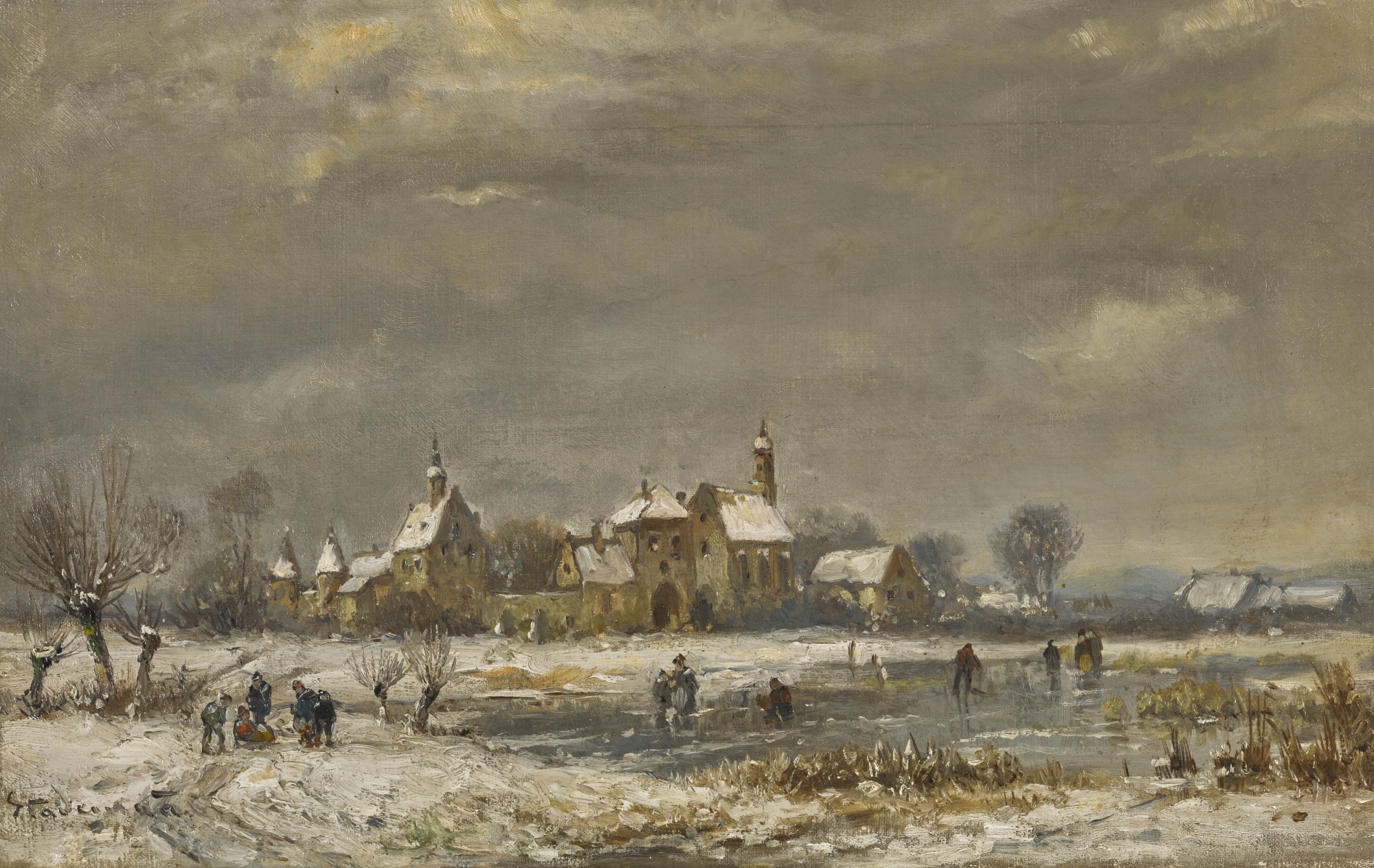 Adolf Stademann | Winterlandscape | MutualArt