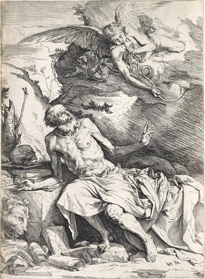 Jusepe de Ribera | Saint Jerome Hearing the Trumpet of the Last ...