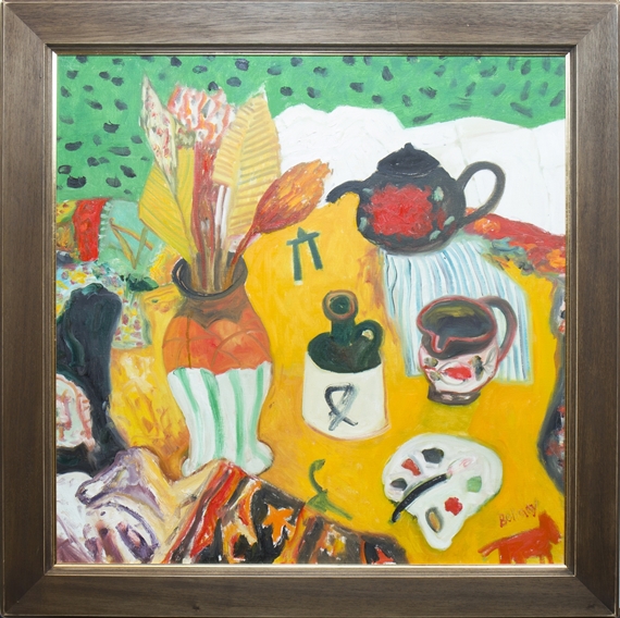 TABLE TOP STILL LIFE WITH TEAPOT