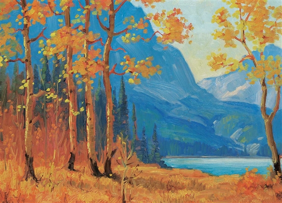 Autumn Near Exshaw by Roland Gissing