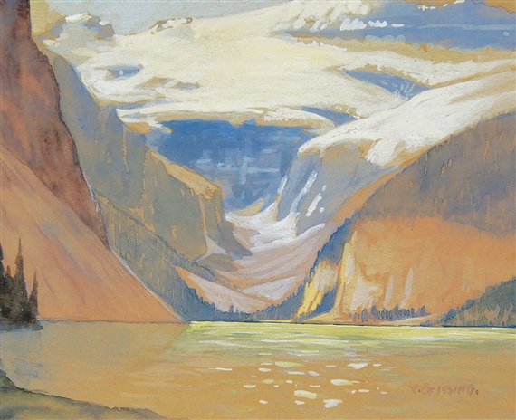 Untitled - Lake Louise by Roland Gissing