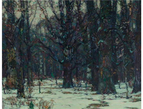 Wintry Woodland by John Fabian Carlson