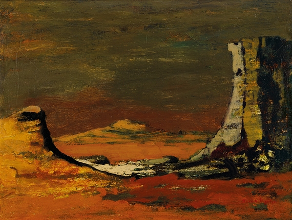 (Desert Landscape) ( by Russell Drysdale, circa 1956