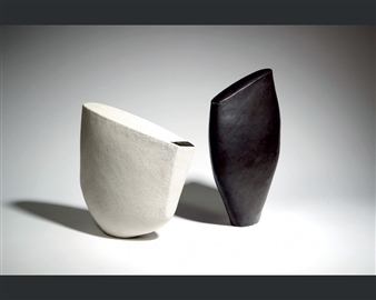 Deux vases à pans aplatis - Claire Debril