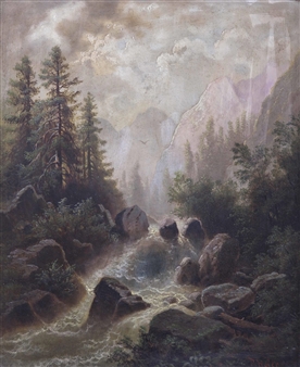 2 Works: Gebirgsbach & Gebirgsbach - P. Hofer