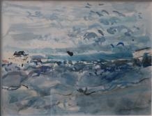 La méditérannée vers Sanary by Marcel Saint-Jean, 1982