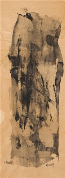 From series 'Study of touch' by Roman Opalka, 1958