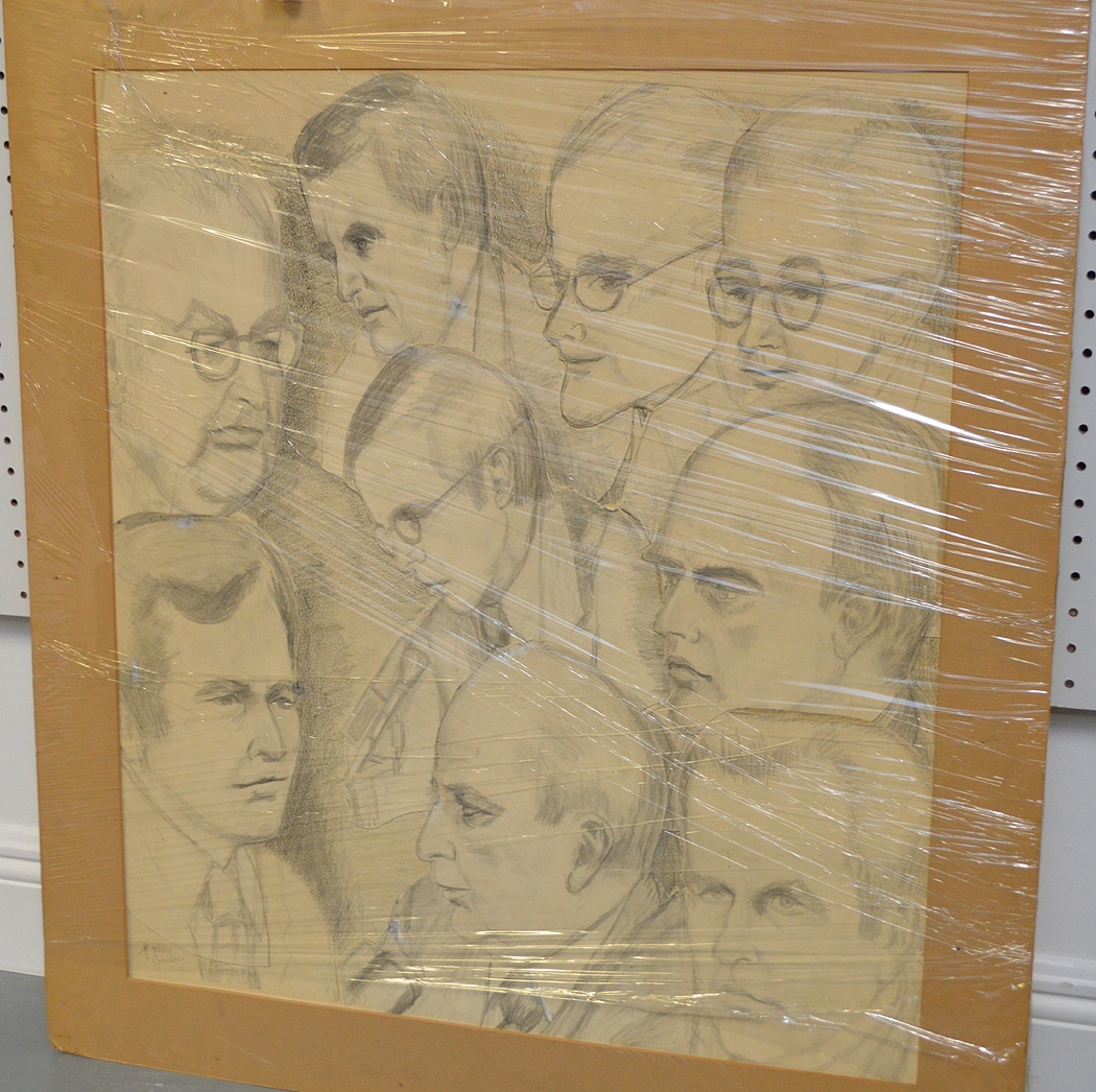 Martha Ketchin Gardner Faces of Watergate MutualArt