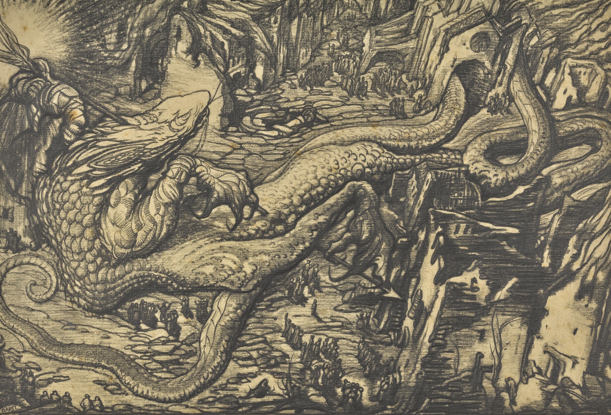 Леон бакст картины древний ужас