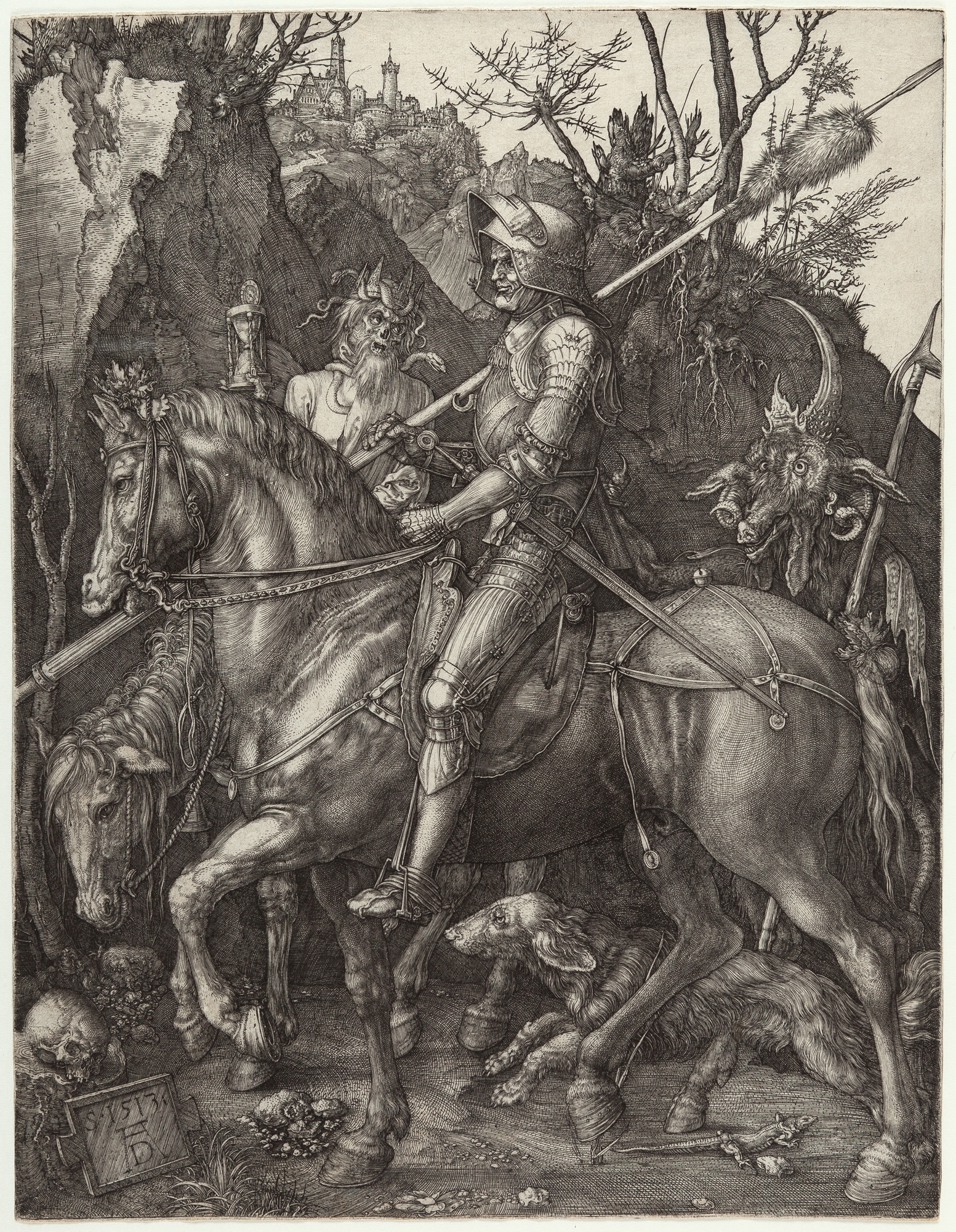 Albrecht Dürer Ritter, Tod und Teufel (1513) MutualArt
