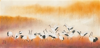 Cranes Dancing - Lin Hukui